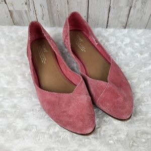 TOMS Jutti Neat Flats Rose Pink Size 9.5
